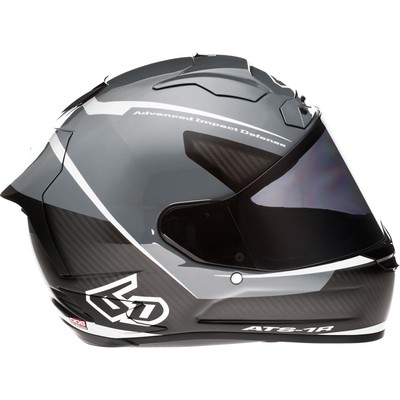 6D Helmets ATS-1R Helmet - Alpha - Silver - Large 30-0587