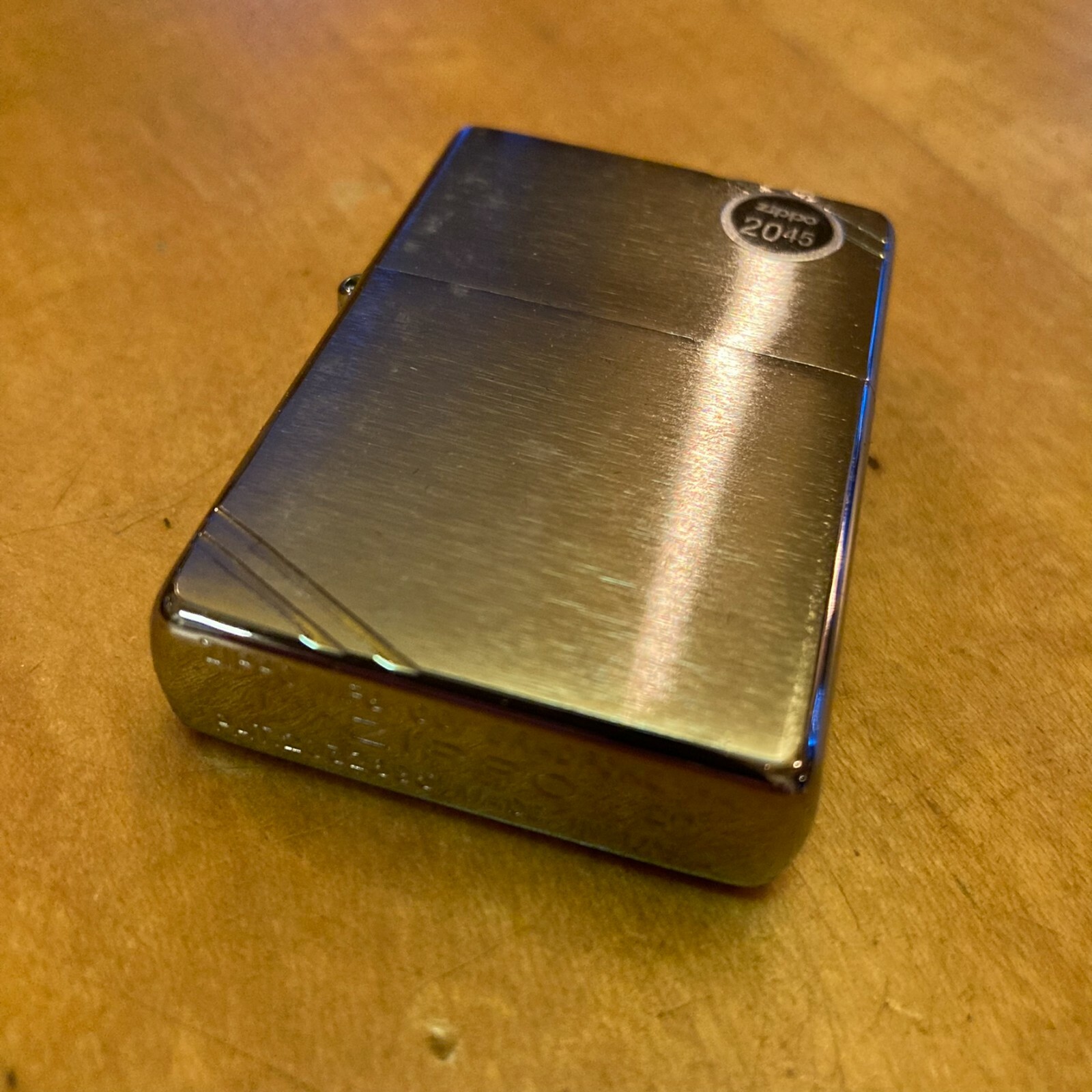 zippoケース Genuine Zippo Brushed Chrome Vintage Lighter CASE ONLY No