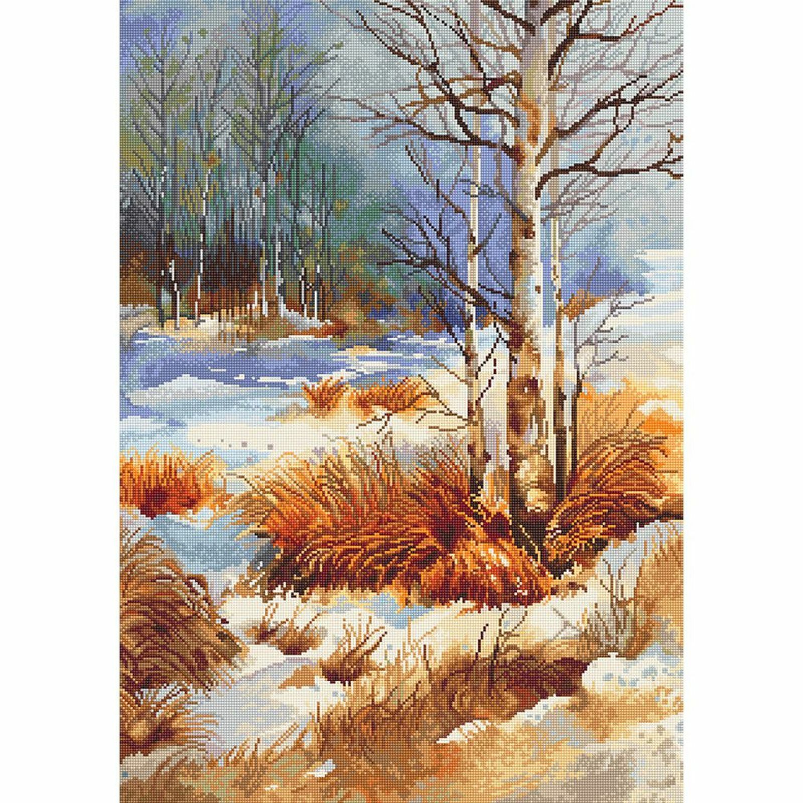 Cross-stitch kit The Autumn B611 Luca-S 16ct | eBay