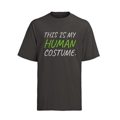 Funny Slogan T Shirt This Is My Human Costume Quote T-shirt Novelty Gift Idea