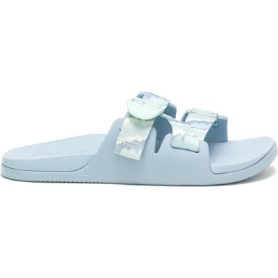 

Женские сандалии Chaco Chillos Slide Ting Sky Blue 5 M из полиэстера, Tinge sky blue