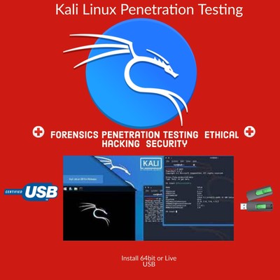 32Gb USB Bootable Live Linux Network Penetration Testing Kali Linux 2023.2  #181
