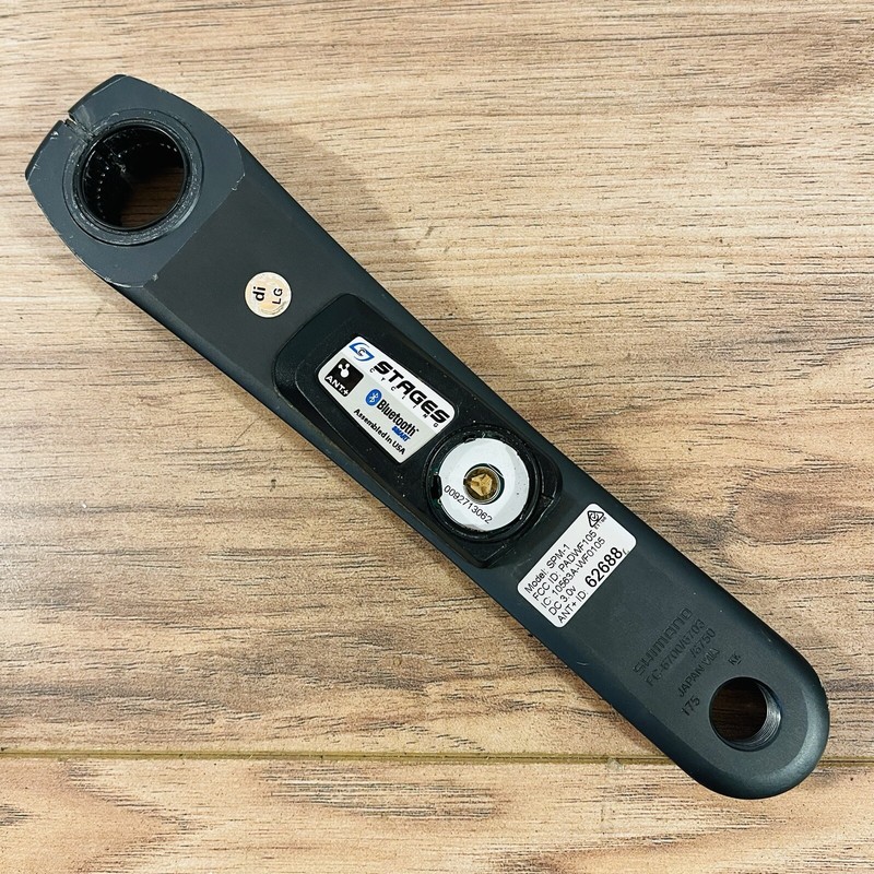 パーツ FC-9100 STAGESPOWER Stages Power Meter on Shimano Dura-Ace R9100 Left | Stages