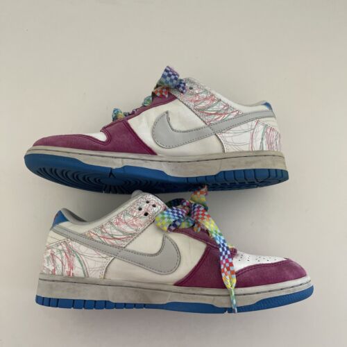 2008 Nike Dunk Low 6.0 'RAVE Pink' Women's Size 8 (314141 2008 Nike Dunk Low 6.0 'RAVE Pink' Women's Size 8 (314141