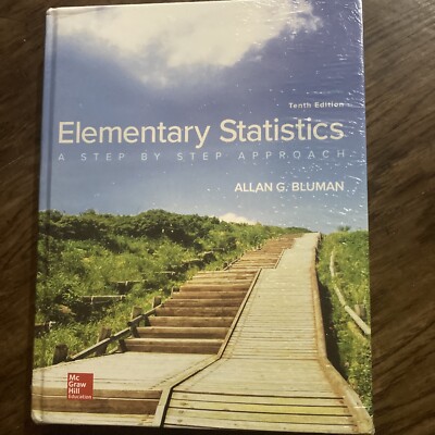 Elementary Statistics ￼ Tenth Edition by Allan G Bluman BRAND NEW AND SEALED HC