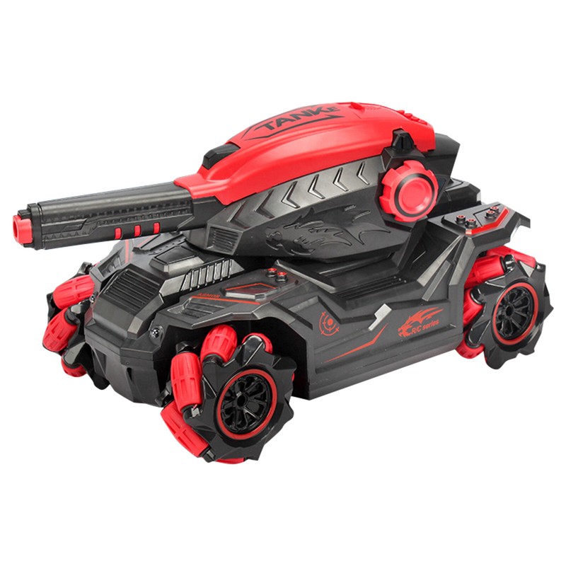 2.4GH Electric Remote Control Water Bombs Tank Car 60 Degree Rotation Stunt Car