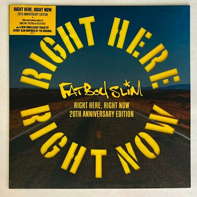 FATBOY SLIM * RIGHT HERE, RIGHT NOW * RSD 2019 LIMITED
