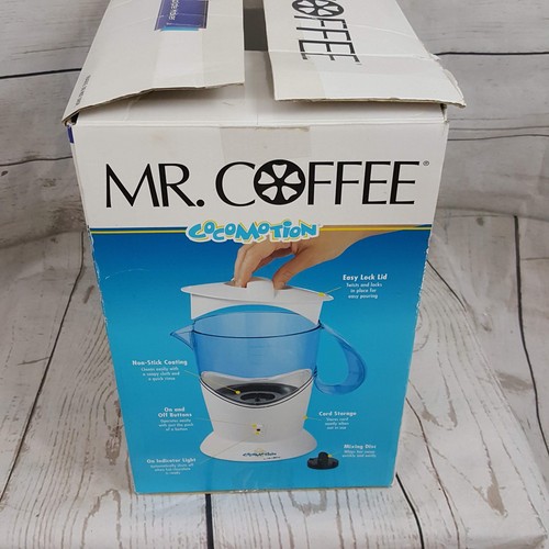 New Mr. Coffee COCOMOTION Hot Chocolate Cocoa Maker With Bonus Mugs Open Box