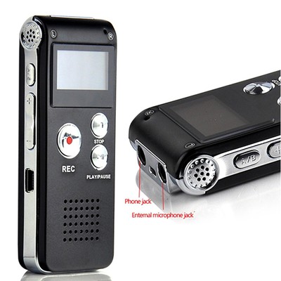 Lecture Digital Voice Recorder Dictaphone Audio MP3 Sound Mi
