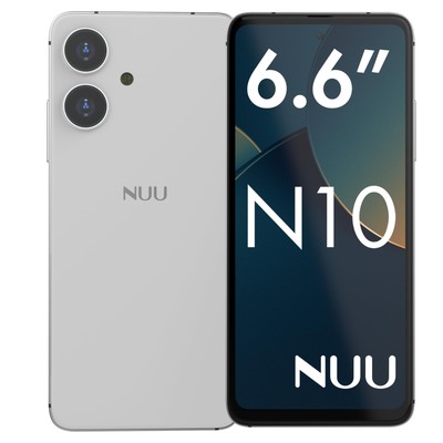 NUU N10 Basic Cell Phone for T-Mobile Mint Metro Qlink Tello and More 4GB/128...
