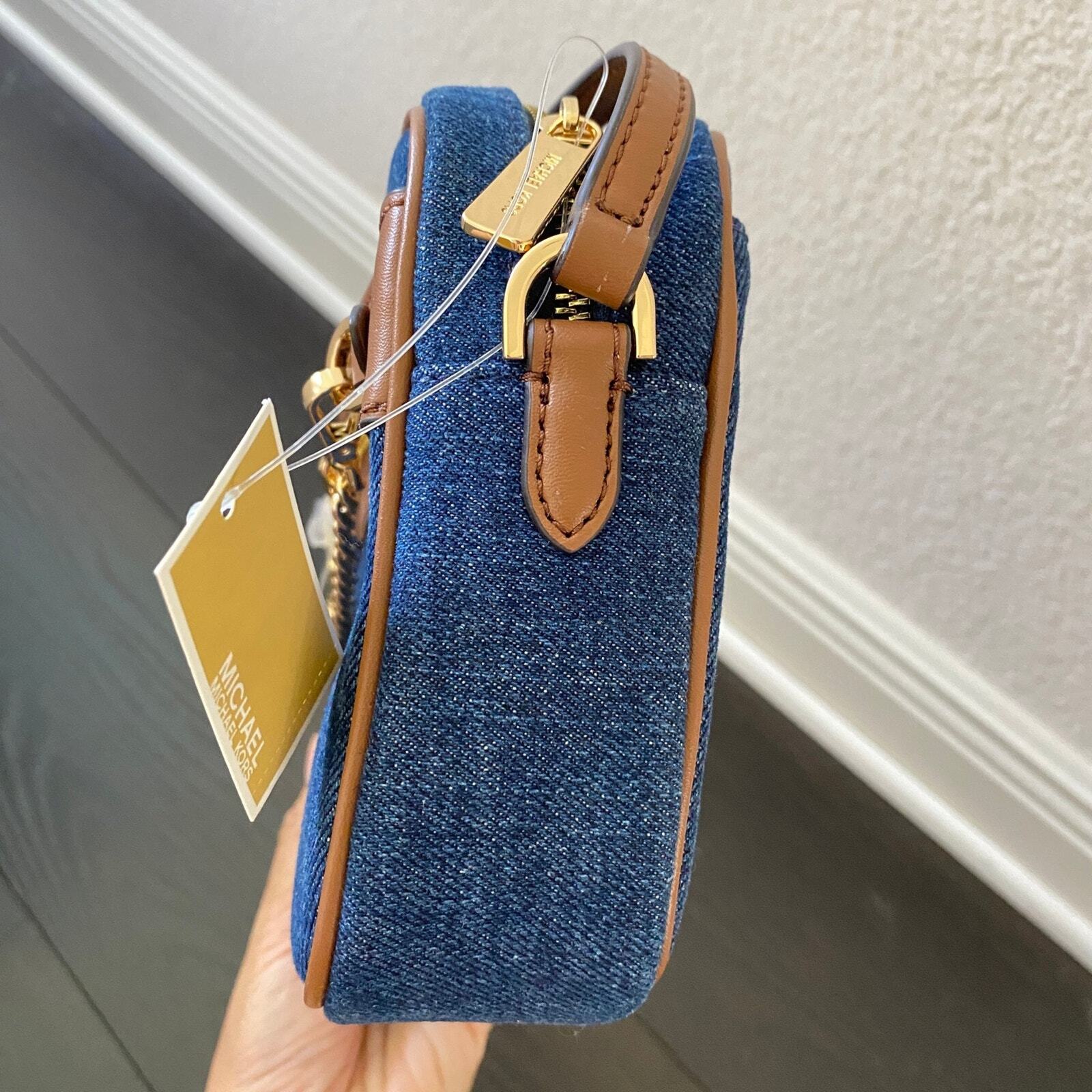 MICHAEL KORS★JET SET ITEM LG EW CHAIN XBODY*デニム系 MICHAEL KORS JET SET ITEM LG EW CHAIN XBODY In Indigo | eBay