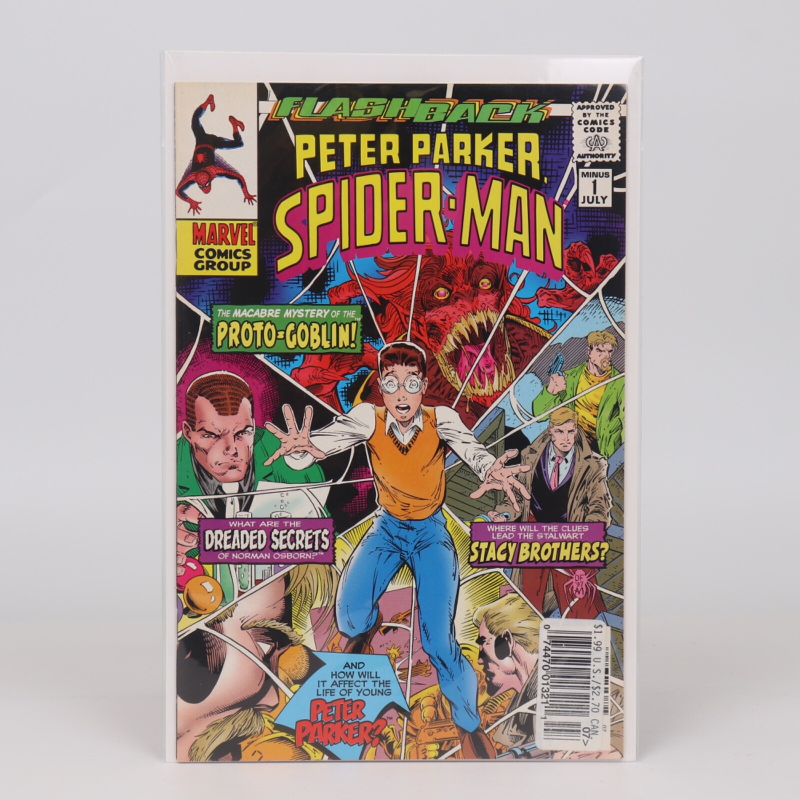 Marvel Comics Flashback Peter Parker Spider-Man Minus #1