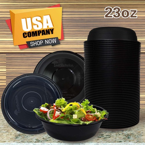 Containers With Lids Bpa Free Takeaway Box 50 Set/pack