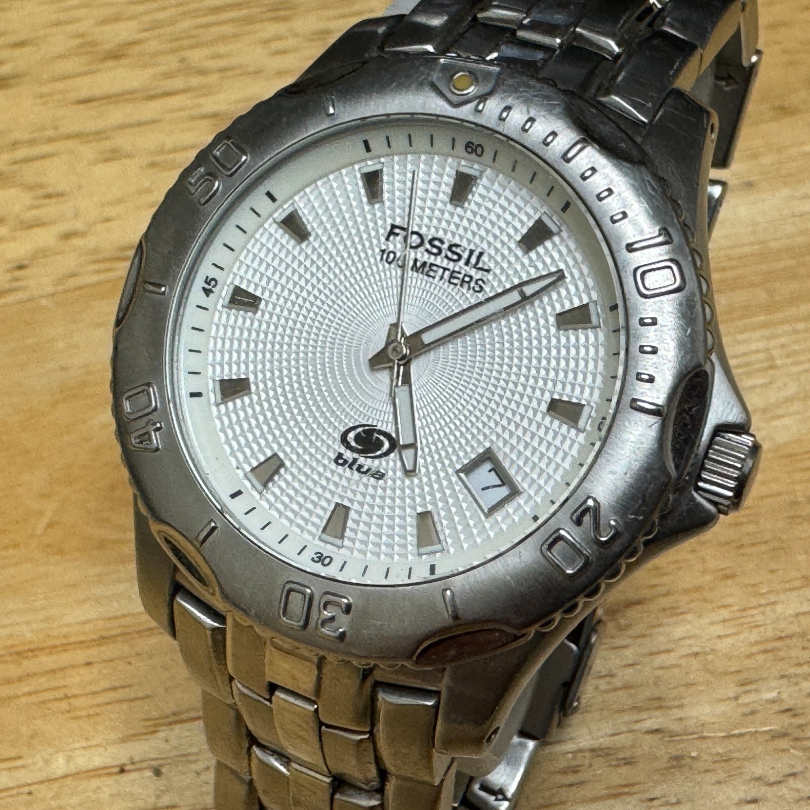 FOSSIL針蓄光腕時計　レア ビンテージ FOSSIL針蓄光腕時計 レア ビンテージ Vintage Fossil Wrist
