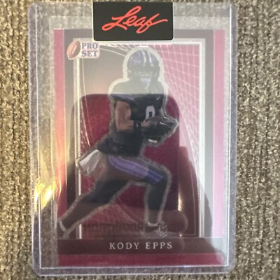 2024 Leaf Metal Pro Set Proof 1/1 - Clear Pink Kody Epps
