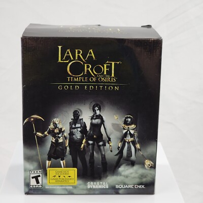 Lara Croft and the Temple of Osiris - Gold Edition - Statue Map & Art Book New