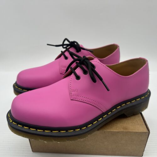 Dr. Martens 1461 Pink Leather Lace Up Low Top Oxfords Mens US Sz 7 Women's US 8 | eBay Dr. Martens 1461 Pink Leather Lace Up Low Top Oxfords Mens US Sz 7 Women's US 8 | eBay