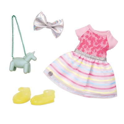 Glitter Girls by Battat - Shiny Flowers In Bloom Outfit -14'' Doll Clothes  To...