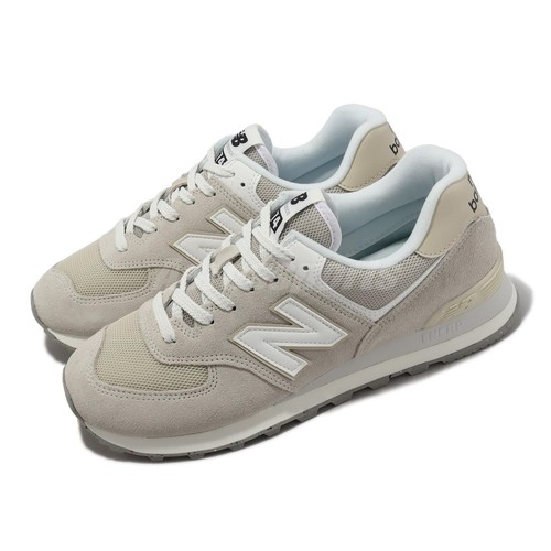 New Balance 574 NB Бежево-белые мужские повседневные туфли унисекс LifeStyle U574FOG-D