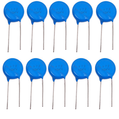 10pcs Ceramic Disc Capacitors 4700pf 4.7nf 0.0047uf 472 10000V 10KV