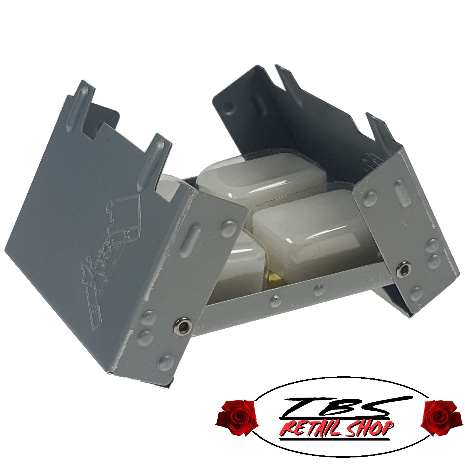 Nato Klappkocher Medium mit Brennstoff Taschenkocher Notkocher Outdoorkocher