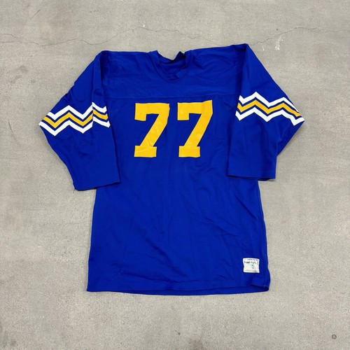 70s vintage yellow × blue football tee 70s vintage yellow × blue football tee 70s vintage yellow