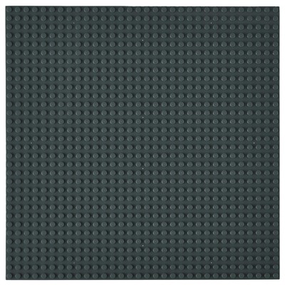 Large Classic Stackable Baseplates, Gray 10x10, 1 Piece