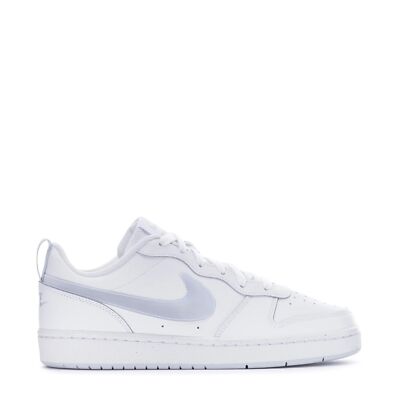 Nike Court Borough Low 2 White/Aura-White для больших детей (BQ5448 118)