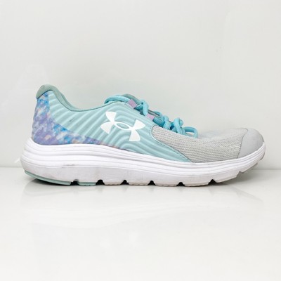 

Кроссовки Under Armour Girls Outhustle Print 3025061-301 Серые Кроссовки Размер 5Y, Серый, Outhustle Print