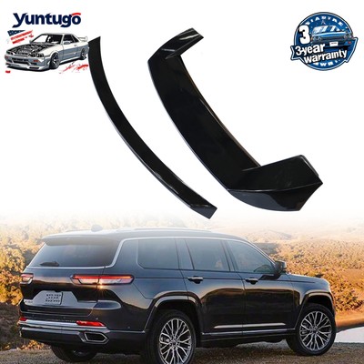 FOR 13-21 JEEP GRAND CHEROKEE  REAR ROOF SPOILER + TAILGATE MID WING