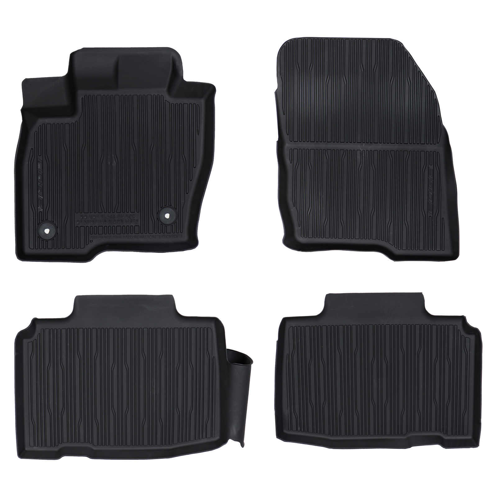OEM NEW Front Rear All Weather Floor Mats Black Rubber 15-24 Edge HT4Z5813300AA