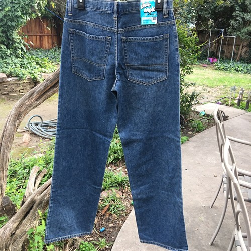 Old Navy Boys Jeans Loose Ample Adj Waist 18