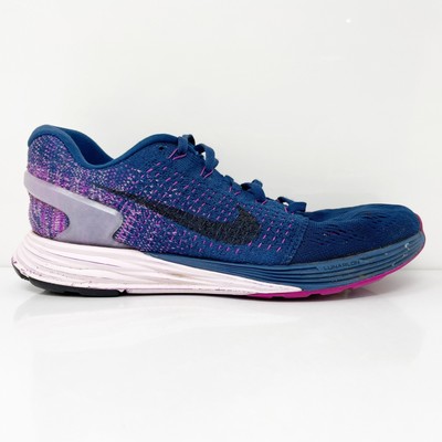 

Nike Womens Lunarglide 7 747356-405 Синие кроссовки для бега, размер 8, Синий, Lunarglide 7