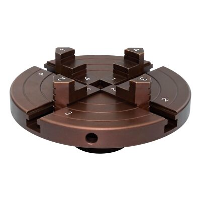 6 Inch Wood Lathe Chuck Set 1-1/4 x 8tpi Thread and 1''x8tpi Adapter, Self Cen...