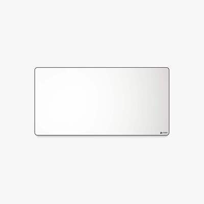 NEW Glorious Gaming White Mouse Pad Cloth Stitched Edges Size: 18''x36''