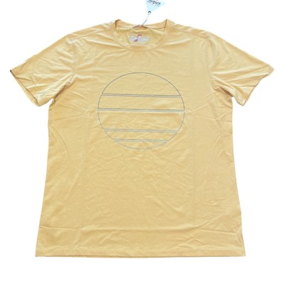 NWT Marine Layer Sz S Weekend Sport Crew Graphic Tee Mineral Yellow Stitch Fix
