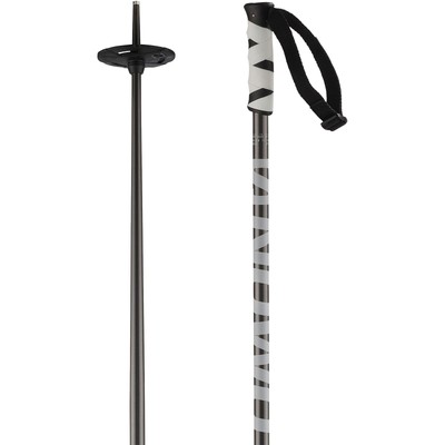 Salomon Hacker Alpine Ski Poles, Black, 130cm MY25