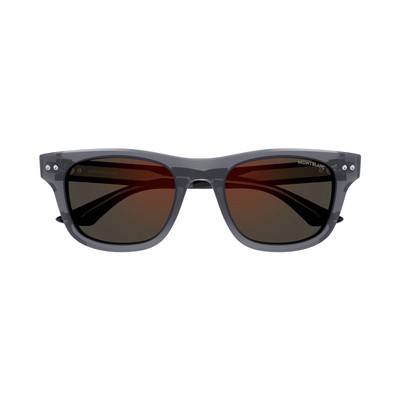 MONTBLANC MONT BLANC MB0254S-003 GREY BLACK GREY SUNGLASSES