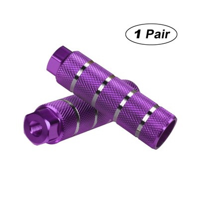 purple bmx pegs