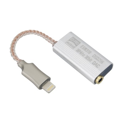 ES·PRO AUDIO DSD256 DAC 384Khz 32Bit Headphone Amp DAC For iPhone To 3.5MM #om9