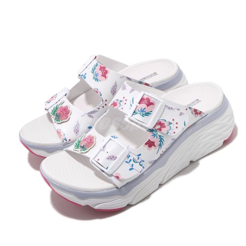 

Женские сандалии Skechers Max Cushioning-Wild Flower White Pink Multi 140119-WMLT, Белый, Max Cushioning-wild Flower