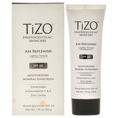 Tizo Photoceutical AM Replenish SPF 40 - Lightly Tinted by Tizo for Unisex - ...