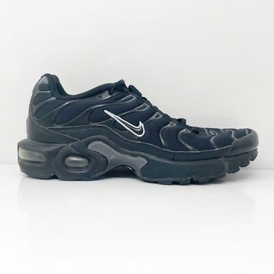 

Кроссовки Nike Boys Air Max Plus 655020-053 Черные повседневные, размер 5 лет, Черный, Air Max Plus