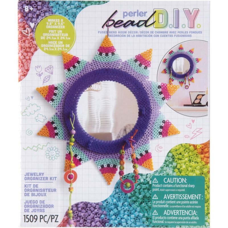 Fused Bead DIY Jewelry Organizer and Room Décor Craft Activity