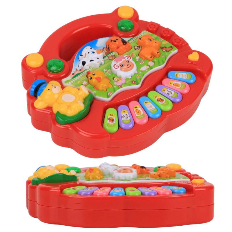 Musical Educational Animal Farm Piano Developmental Music Toys for Baby Kids UK Musical Educational Animal Farm Piano Developmental Music Toys for Baby Kids UK