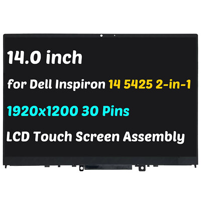 14 for Dell Inspiron 14 5425 2-in-1 P157G004 1920x1200 LCD Touch Screen Assembly