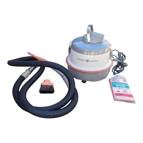 Vintage GE General Electric Swivel Top Canister Vacuum Cleaner V11C6