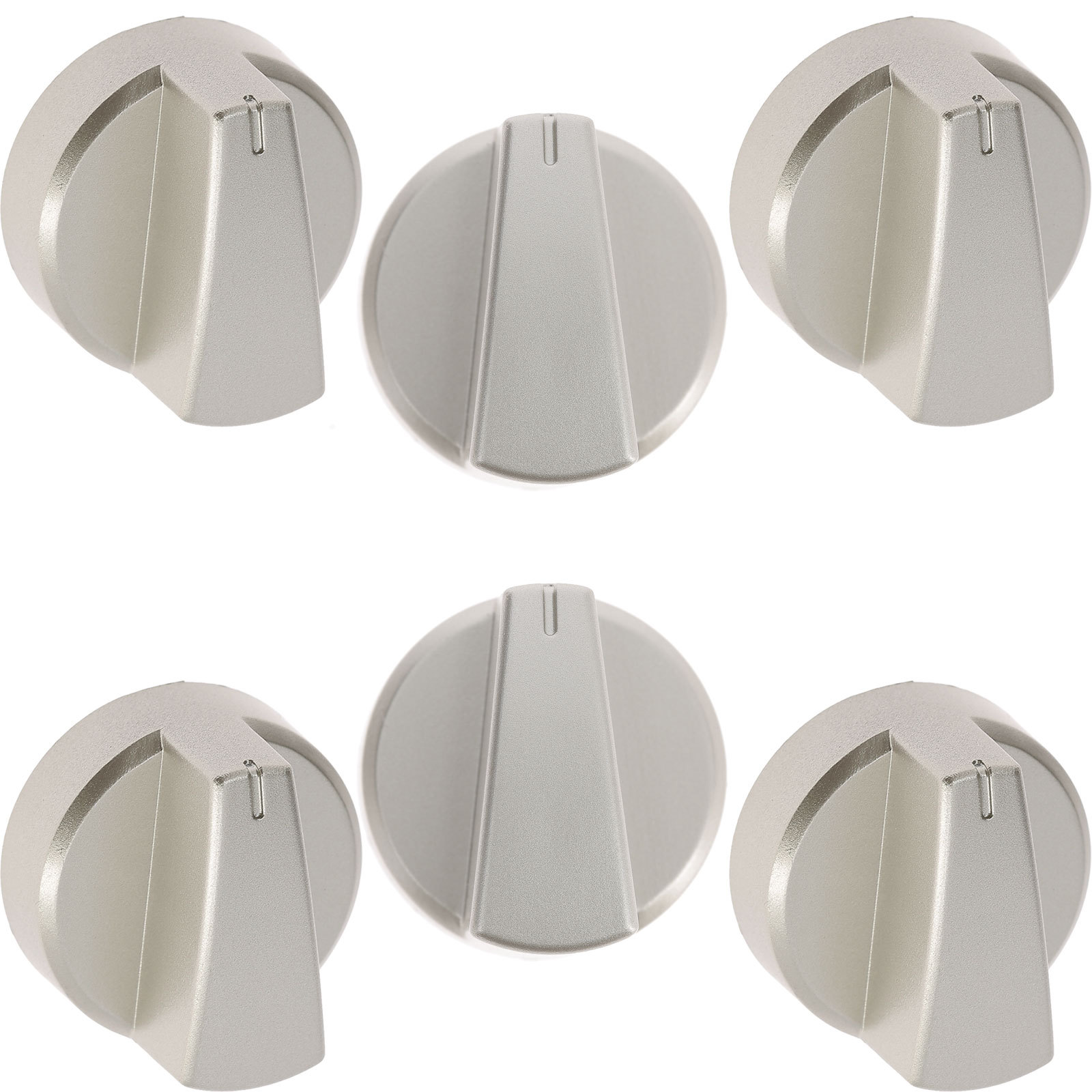 Pack of 6 Oven Cooker Hob Control Knobs Switch Dials For Belling