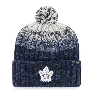 '47 Brand NHL Toronto Maple Leafs Cascade '47 CUFF KNIT Bommelmütze Strickmütze