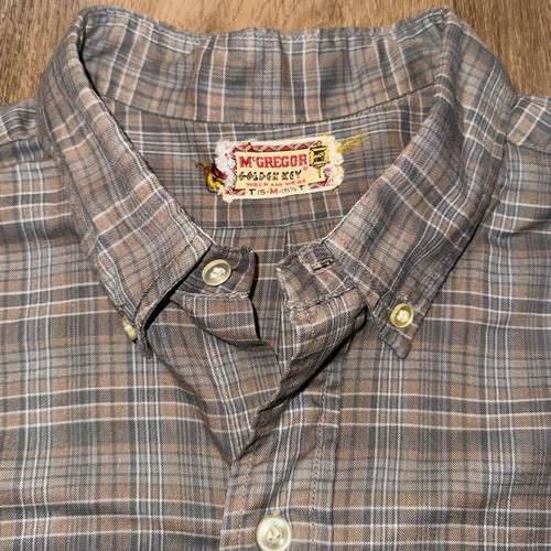 トップス 50s 60s McGREGOR Rayon Shirt 60s McGREGOR S/S Cotton Rayon Shirt / ビンテージ vintage